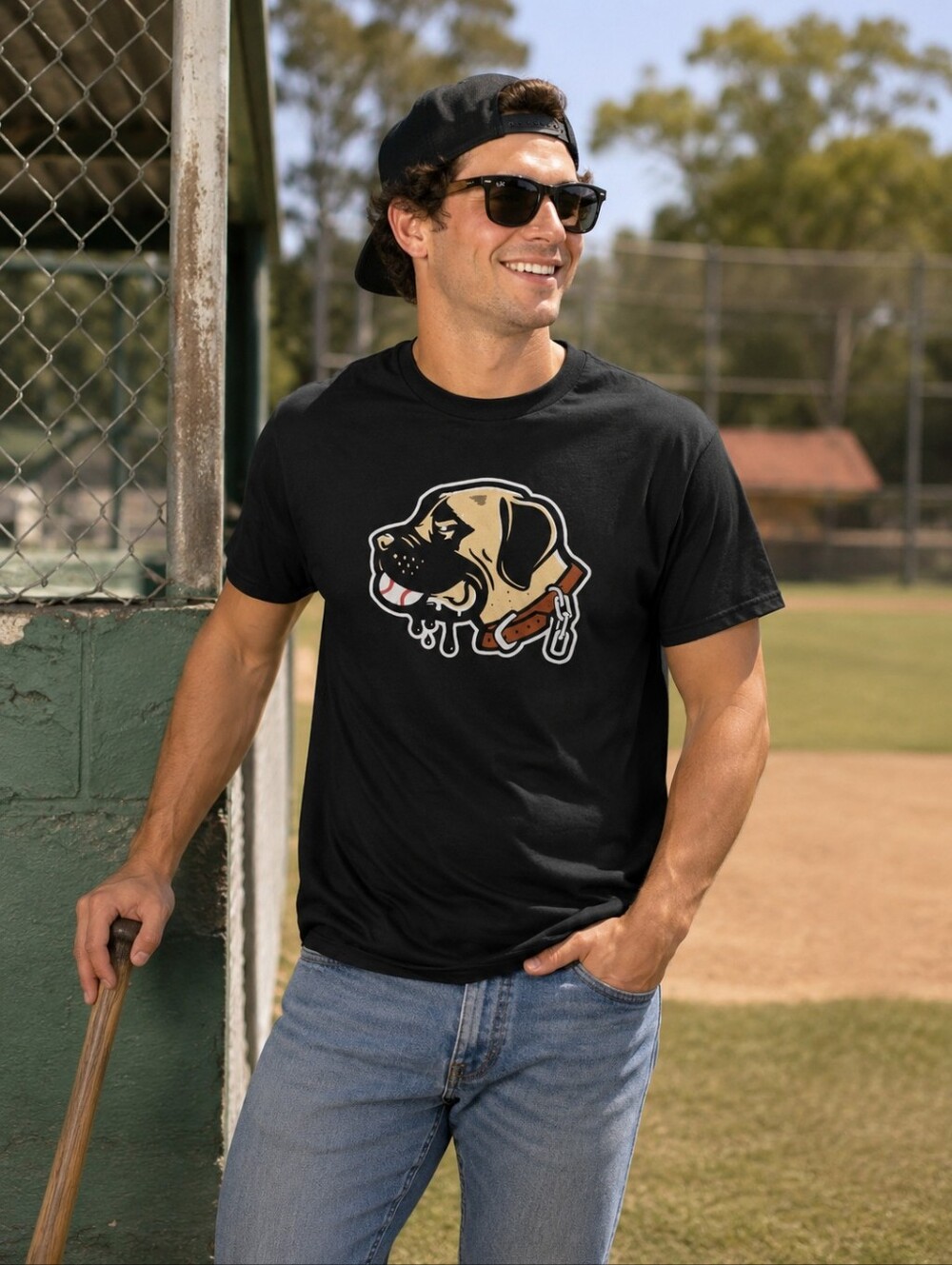 Baseballism The Sandlot Hercules Short Sleeve Graphic T-shirt Baseball Men's M